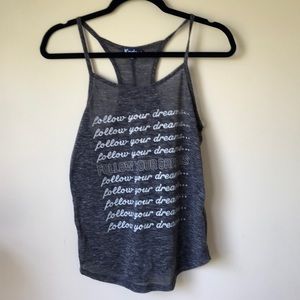 Keds “follow your dreams” tank